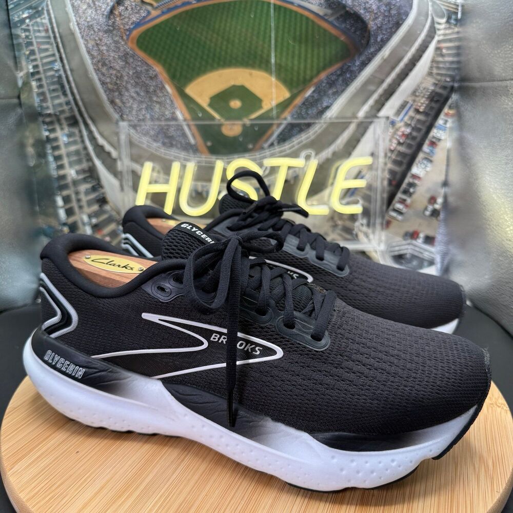 Brooks Glycerin 21 Black/Grey/White Women’s Athletic shoes Size 9.5 (B)